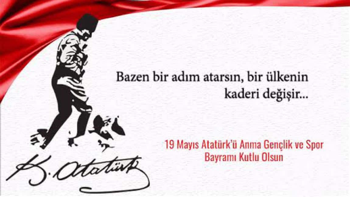 103. yılın verdiği coşku ve inançla; 19 Mayıs Atatürk'ü Anma, Gençlik ve Spor Bayramı'mız kutlu olsun.